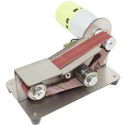 HAPPYSHOPPING Machine Aaffuter Aangle Fixe De 15 Degres Mini Machine Acourroie Miniature 895 Metal Nu + Alimentation De 96 Watts Petite Norme Europeenne -Ponceuse et polisseuse Soldes 28003982 3
