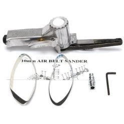 HAPPYSHOPPING Ponceuse Pneumatique 3/8 "Ponceuse Angulaire Pneumatique Avec Bande De Ponçage 7542 -Ponceuse et polisseuse Soldes 28048230 5