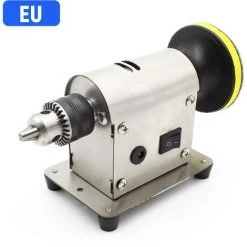 ASUPERMALL Multifonction Bijoux Rock Polissage Machine Tampon Bijoux Grinder Mill Polisseuse Bijoux Benchtop Polisseuse Avec 20Pc Poncer Eu Plug