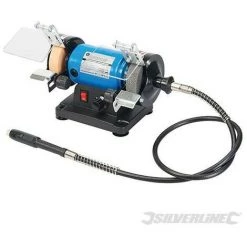 SILVERLINE Mini-touret à Meuler Polyvalent 75 Mm, 120 W, 75 mm (UK), 75 Mm (UK)