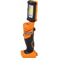 VILLAGER Lampe D'inspection Sur Batterie Rechargeable électrique 18V Pliante Et Tournante 180° Fuse VLN 9120 Sans Batterie Et Chargeur - Orange