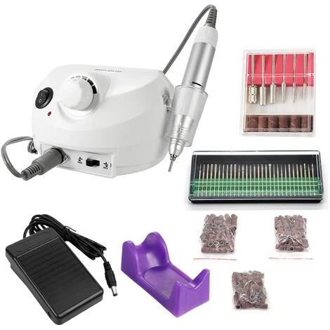 HAPPYSHOPPING Ponceuse à Ongles Nail 202 Sander Nail Polisher JMD-202 White Euro Gauge 3 HAPPYSHOPPING Ponceuse à Ongles Nail 202 Sander Nail Polisher JMD-202 White Euro Gauge