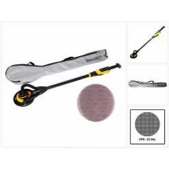 MIRKA ABRASIFS Mirka LEROS 950 CV Ponceuse Pour Murs Et Plafonds 350W 225mm ( MIW9502022BA ) + Abrasifs à Mailles + 25x ABRANET Meules P80 -Ponceuse et polisseuse Soldes 28754314 5