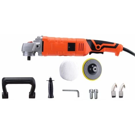 HAPPYSHOPPING Polisseuse De Voiture 1580W 220V, Petite Machine De Cachetage De Reparation De Rayures De Plancher Domestique Electrique, Regulation De Vitesse Asept Vitesses, Norme Europeenne 4 HAPPYSHOPPING Polisseuse De Voiture 1580W 220V, Petite Machine De Cachetage De Reparation De Rayures De Plancher Domestique Electrique, Regulation De Vitesse Asept Vitesses, Norme Europeenne – Image 2