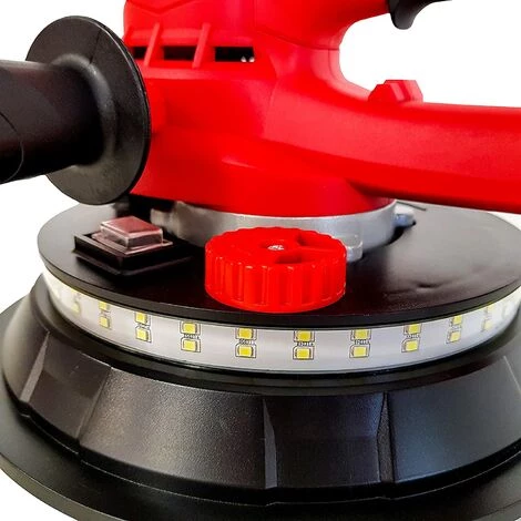 BEARSU Ponceuse Murale, Ponceuse De Plafond, Ponceuse à Sec, Diamètre 180 Mm, Tuyau D'aspiration, Sac De Pêche, Poignée Douce, 850 W, LED SMD 360 ° 4 BEARSU Ponceuse Murale, Ponceuse De Plafond, Ponceuse à Sec, Diamètre 180 Mm, Tuyau D'aspiration, Sac De Pêche, Poignée Douce, 850 W, LED SMD 360 ° – Image 2