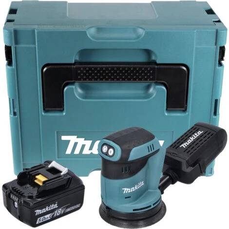 Makita DBO 180 T1J Ponceuse Excentrique Sans Fil 18 V 125 Mm + 1x Batterie 5,0 Ah + Makpac - Sans Chargeur 4 Makita DBO 180 T1J Ponceuse Excentrique Sans Fil 18 V 125 Mm + 1x Batterie 5,0 Ah + Makpac - Sans Chargeur – Image 2