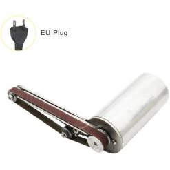HAPPYSHOPPING Petite Ponceuse A Main 24V 90W, Mini Polisseuse, Machine A Bande De Ponçage A Main, Avec 10 Bandes De Ponçage 10 * 330mm, Alimentation 795 + 96, Norme Europeenne