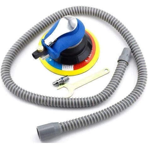 BEARSU Ponceuse Excentrique à Air Comprimé Pneumatique Orbitale Avec Disque Ø 150 Mm 6“ 7 BEARSU Ponceuse Excentrique à Air Comprimé Pneumatique Orbitale Avec Disque Ø 150 Mm 6“ – Image 5