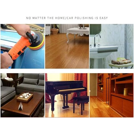 BEARSU Machine Réglable De Voiture De 1580W 220V Vitesse Réglable Polisseuse Polisseuse Polaire Orbit, Outils De Cirage, Poignée Détachable En D 6 BEARSU Machine Réglable De Voiture De 1580W 220V Vitesse Réglable Polisseuse Polisseuse Polaire Orbit, Outils De Cirage, Poignée Détachable En D – Image 4