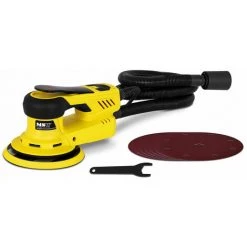 HELLOSHOP26 Ponceuse Orbitale électrique 350 Watts Diamètre 150 Mm Jusqu’à 10 000 Tr/min - Or