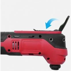 COOFIX Outil Oscillant Sans Fil 12 V Outil Multifonction Batterie Au Lithium Tondeuse Outil électrique Multimaître Outil Oscillant -Ponceuse et polisseuse Soldes 31061783 5