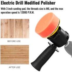 HAPPYSHOPPING Perceuse Electrique Modifiee En Polisseuse Perceuse Electrique Modifiee Accessoires De Machine De Polissage Par Vibration Excentrique Machine De Polissage Multifonctionnelle Outil De Modification Pratique Portable 9 HAPPYSHOPPING Perceuse Electrique Modifiee En Polisseuse Perceuse Electrique Modifiee Accessoires De Machine De Polissage Par Vibration Excentrique Machine De Polissage Multifonctionnelle Outil De Modification Pratique Portable -Ponceuse et polisseuse Soldes 31572720 3