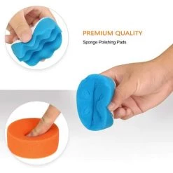 PERLE RARE 25 Pièces 80mm Polissage Pad Éponge De Polissage Éponge Polir Kit Pour Avec M14 Foret Pour Voiture Ponçage Polissage Pour RO/DA Double Action Polisseuse Polissage -Ponceuse et polisseuse Soldes 31780645 5