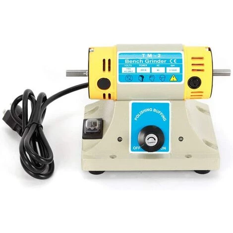 ETOILE Mini Machine De Polisseuses électriques Principale De Meuleuse D'établi,rectifieuse Machine à Polir 800-10000RPM Polissage 320W Banc Polisseur 5 ETOILE Mini Machine De Polisseuses électriques Principale De Meuleuse D'établi,rectifieuse Machine à Polir 800-10000RPM Polissage 320W Banc Polisseur – Image 3
