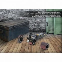 FARTOOLS PACK RDP601 RENOVATEUR DE PRECISION + BROSSE A LANIERES ABRASIVES DE PRECISION + BROSSE A LANIERES ABRASIVES