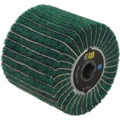 FARTOOLS Brosse Fibre Synthétique Et Lamelles Abrasives Ø120mm/L100mm