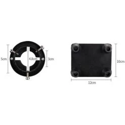 KKmoon (neutre) Support De Bande Abrasive 9103 Petit Support De Meuleuse D'angle Mini Pour Meuleuse De Type 100 (non Compris La Machine) -Ponceuse et polisseuse Soldes 32995115 5