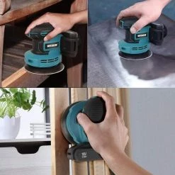 WESCO TOOLS Ponceuse Orbitale 18V, Ponceuse Excentrique Sans Fil 125mm, WESCO WS2302 11 WESCO TOOLS Ponceuse Orbitale 18V, Ponceuse Excentrique Sans Fil 125mm, WESCO WS2302 -Ponceuse et polisseuse Soldes 33267244 5