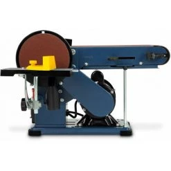 EBERTH 375 Watt Ponceuse à Bande Et à Disque (150mm Disque De Ponçage, Hauteur De Tablette Réglable, Pieds Anti-vibrations) -Ponceuse et polisseuse Soldes 3336942 2