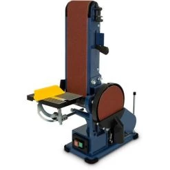 EBERTH 375 Watt Ponceuse à Bande Et à Disque (150mm Disque De Ponçage, Hauteur De Tablette Réglable, Pieds Anti-vibrations) -Ponceuse et polisseuse Soldes 3336942 5