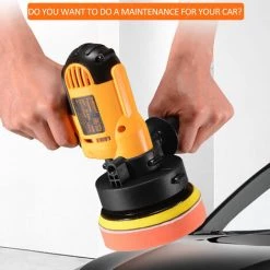 HAPPYSHOPPING Machine De Meulage De Derouillage De Polissage De Voiture A Vitesse Reglable 700W 220V Norme Europeenne Neutre -Ponceuse et polisseuse Soldes 33505969 5