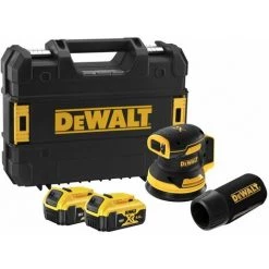 DeWALT DCW210P2 - Set Ponceuse Excentrique Li-Ion 18V (2x 5.0Ah) - 125mm