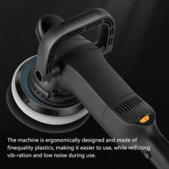 ASUPERMALL 1250W 220 V 3800R / Min Vitesse Maximale Voiture Polisseuse 15Mm Shock Polisseuse Six Vitesse Reglable En Continu A Double Action Polisseuse Voiture Fartage Machine, Avec Disques Eponge -Ponceuse et polisseuse Soldes 33844915 2