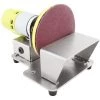 Kkmoon Electrique Rotatif Polisseuse Table Disc Sander Avec 7 Vitesse Variable 20 Pieces 3 Pouces Disques Abrasifs Pour Polissage De Finition Broyage De Bois En Plastique