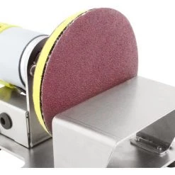 Kkmoon Electrique Rotatif Polisseuse Table Disc Sander Avec 7 Vitesse Variable 20 Pieces 3 Pouces Disques Abrasifs Pour Polissage De Finition Broyage De Bois En Plastique -Ponceuse et polisseuse Soldes 33971697 4