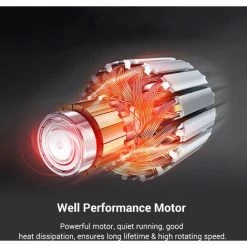 Kkmoon Electrique Rotatif Polisseuse Table Disc Sander Avec 7 Vitesse Variable 20 Pieces 3 Pouces Disques Abrasifs Pour Polissage De Finition Broyage De Bois En Plastique -Ponceuse et polisseuse Soldes 33971697 5