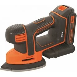 BLACK & DECKER Ponceuse De Détail Mouse Sans Fil 18V Avec Batterie 1,5AH BLACK+DECKER BDCDS18-QW