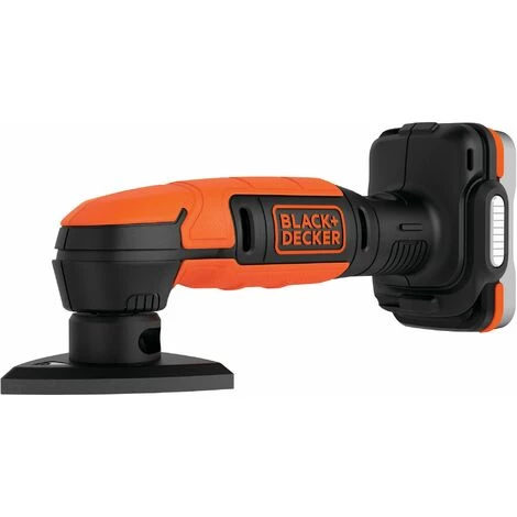BLACK & DECKER KD900KA-QS Ponceuse De Détail Sans Fil - 12 V - 1,5 Ah - Plateau Triangulaire 89mm - 1 Batterie - 1 Abrasif Maille 3 BLACK & DECKER KD900KA-QS Ponceuse De Détail Sans Fil - 12 V - 1,5 Ah - Plateau Triangulaire 89mm - 1 Batterie - 1 Abrasif Maille