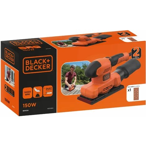 BLACK & DECKER Ponceuse Vibrante Filaire 150W BLACK+DECKER BEW220-QS 7 BLACK & DECKER Ponceuse Vibrante Filaire 150W BLACK+DECKER BEW220-QS – Image 5
