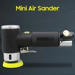 ASUPERMALL Mini Ponceuse A Air 2 Pouces 3 Pouces Ponceuse Pneumatique Orbitale Aleatoire A Grande Vitesse Polisseuse A Main A Commande Pneumatique, Noir, Excentricite Et Connecteur Ue -Ponceuse et polisseuse Soldes 35099553 3