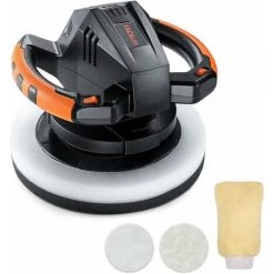 TACKLIFE Polisseuse, Polisseuse Voiture Excentrique 120W, 6 Vitesse Variable, 1500-3600 RPM, Avec Disque De Laine, Tampon De Polissage, Pour Le Polissage Et Le Cirage - TCP01A