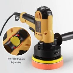 Vislone 220V Machine Polisseuse De Voiture 700W Ponceuse Electrique Multifonctionnel Six Vitesses Reglable Vitesse Cirage Automobile Meubles Outil De Polissage Automatique Eu Piug -Ponceuse et polisseuse Soldes 36479593 3