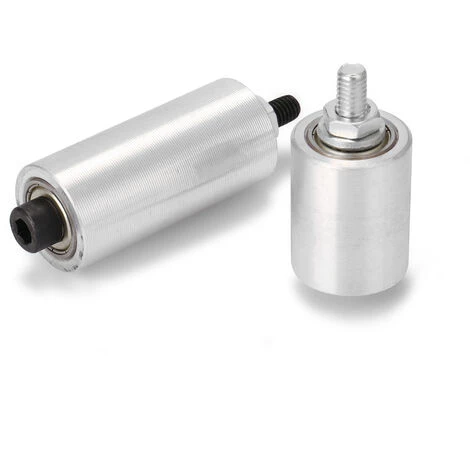 HAPPYSHOPPING 30/50mm (facultatif) DIY Double Roulement Ponceuse En Alliage D'aluminium Convoyeur Roue Entrainement Sans Nervures Avec Tige D'arbre De 8mm + Cle Pour Outils Utilitaires De Bricolage A La Main, Modele: 50mm - Modele: 50mm 6 HAPPYSHOPPING 30/50mm (facultatif) DIY Double Roulement Ponceuse En Alliage D'aluminium Convoyeur Roue Entrainement Sans Nervures Avec Tige D'arbre De 8mm + Cle Pour Outils Utilitaires De Bricolage A La Main, Modele: 50mm - Modele: 50mm – Image 4