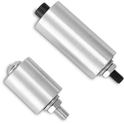 HAPPYSHOPPING 30/50mm (facultatif) DIY Double Roulement Ponceuse En Alliage D'aluminium Convoyeur Roue Entrainement Sans Nervures Avec Tige D'arbre De 8mm + Cle Pour Outils Utilitaires De Bricolage A La Main, Modele: 50mm - Modele: 50mm 7 HAPPYSHOPPING 30/50mm (facultatif) DIY Double Roulement Ponceuse En Alliage D'aluminium Convoyeur Roue Entrainement Sans Nervures Avec Tige D'arbre De 8mm + Cle Pour Outils Utilitaires De Bricolage A La Main, Modele: 50mm - Modele: 50mm – Image 5