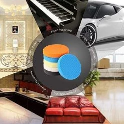 ABCRITAL 5 Pièces 150Mm Kit De Polissage Auto, Éponge De Polissage Polir Machine À Polir Polisseuse Rectifieuse Voiture Polissage Polisseuse Rectifieuse -Ponceuse et polisseuse Soldes 36824450 3