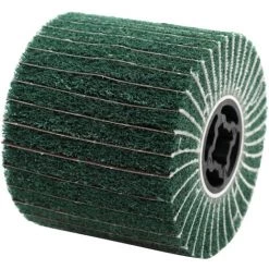ASUPERMALL Fil Non Tisse Dessin De Polissage Roue En Acier Inoxydable Noyau En Acier Inoxydable Brosse De Rabat A Rabat En Metal / En Aluminium / En Cuivre, Vert - Vert -Ponceuse et polisseuse Soldes 37154719 2