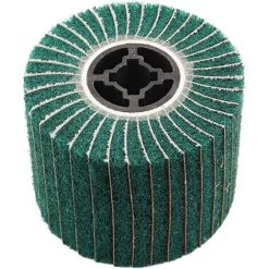 ASUPERMALL Fil Non Tisse Dessin De Polissage Roue En Acier Inoxydable Noyau En Acier Inoxydable Brosse De Rabat A Rabat En Metal / En Aluminium / En Cuivre, Vert - Vert -Ponceuse et polisseuse Soldes 37154719 3