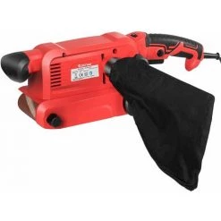 HELLOSHOP26 Ponceuse à Bande 800 Watts Avec 12 Bandes De Ponçage Abrasives Sac à Poussière 200-380 Rpm -Ponceuse et polisseuse Soldes 37374877 3