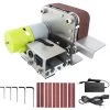 ASUPERMALL Mini Ponceuse à Bande électrique, Ponceuse à Vitesse Variable Avec 10 Bandes Abrasives Pour Le Polissage Du Bois, De LAcrylique Et Du Métal -Ponceuse et polisseuse Soldes 37422941 1