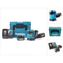 Makita BBO 180 RFJ Ponceuse Excentrique 18V Li-ion + 2x Batteries 3.0Ah + Chargeur + Coffret Makpac -Ponceuse et polisseuse Soldes 37442504 2
