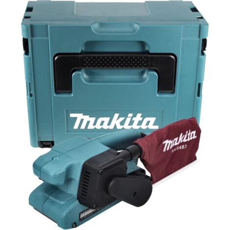 Makita 9910 J Ponceuse à Bande électrique 650 W 76 Mm + Coffret Makpac 4 Makita 9910 J Ponceuse à Bande électrique 650 W 76 Mm + Coffret Makpac – Image 2