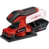 Einhell Ponceuse Vibrante Sans Fil TC-OS 18/187 Li-Solo Power X-Change (18V, Fixation Auto-agrippante, Softgrip, Avec Feuille De Papier Abrasif) Livré Sans Batterie Ni Chargeur -Ponceuse et polisseuse Soldes 38401999 1