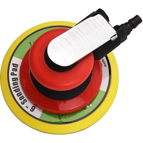 HAPPYSHOPPING Ponceuse Pneumatique 6 Pouces Polissage Ponçage Cirage Pour Mur De Voiture Bois Metal 13500 Tr/min Rouge, Modele: Rouge 4 HAPPYSHOPPING Ponceuse Pneumatique 6 Pouces Polissage Ponçage Cirage Pour Mur De Voiture Bois Metal 13500 Tr/min Rouge, Modele: Rouge – Image 2