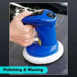 ASUPERMALL Polisseuse De Tampon Electrique Avec Fil Automobile 5 Pouces 80W Dc 12V 1500 Tr/Min Cirage De Polissage Pour Voiture, Bleu - Bleu 9 ASUPERMALL Polisseuse De Tampon Electrique Avec Fil Automobile 5 Pouces 80W Dc 12V 1500 Tr/Min Cirage De Polissage Pour Voiture, Bleu - Bleu -Ponceuse et polisseuse Soldes 39455946 3