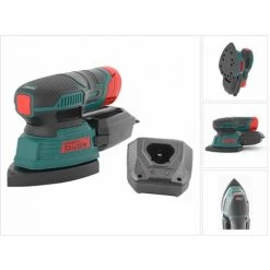 Güde DSA 12-201-24 Ponceuse Delta Sans Fil 12 V 137 X 96 Mm ( 58802 ) + 1x Batterie 2,0 Ah + Chargeur