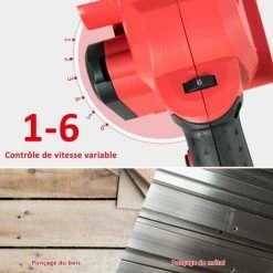 GOPLUS Ponceuse Vibrante/Rotative ?lectrique/Vitesses Variables/avec 1Sac à Poussière Et 12pcs Disque De Pon?age / Pour Le Pon?age Du Bois -Ponceuse et polisseuse Soldes 40243069 2